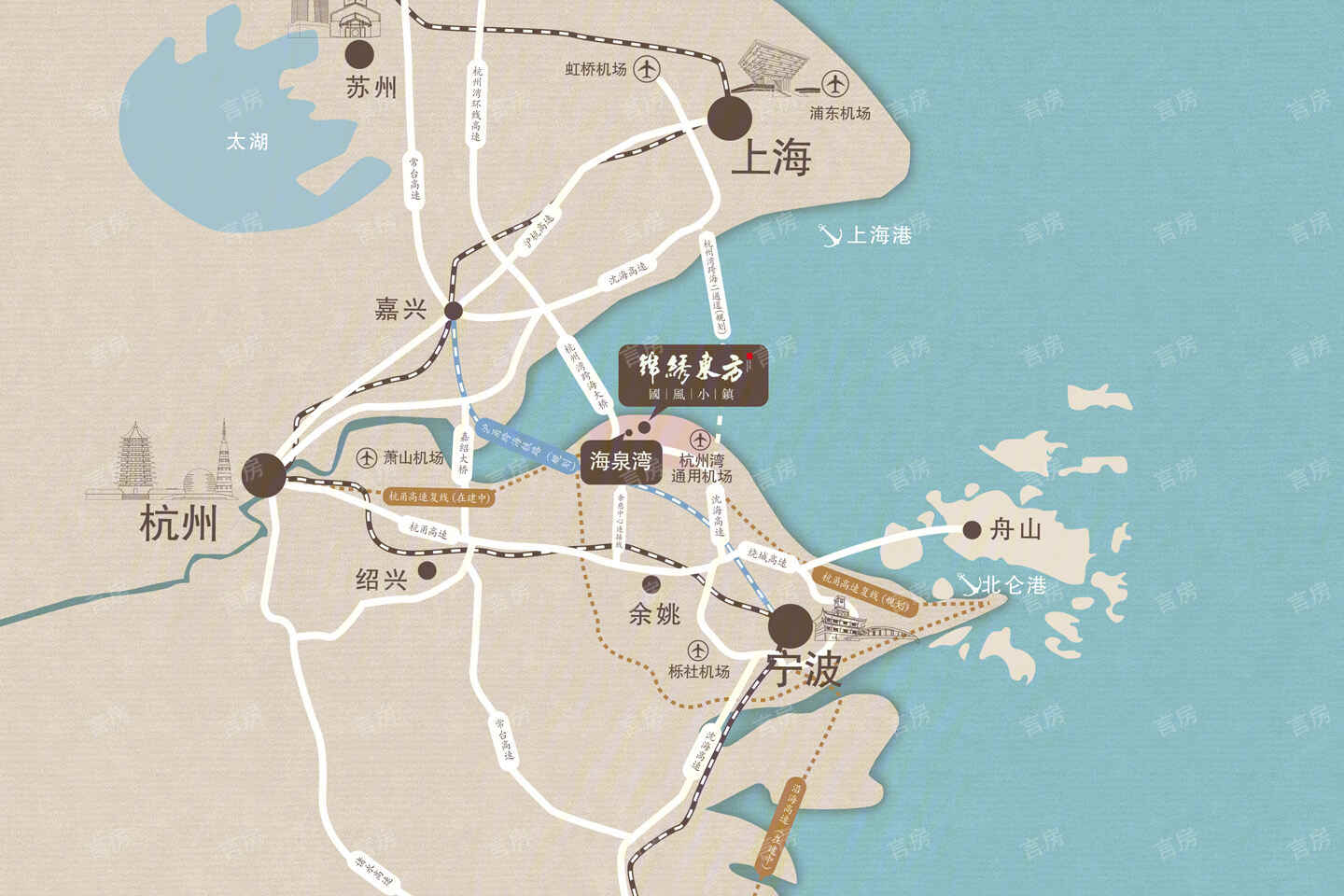 锦绣东方·国风小镇位置图