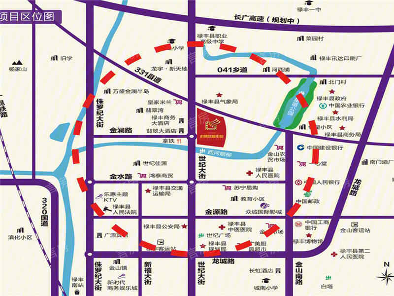 洪博财富中心位置图