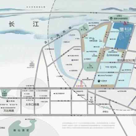 中南·聆江阁位置图