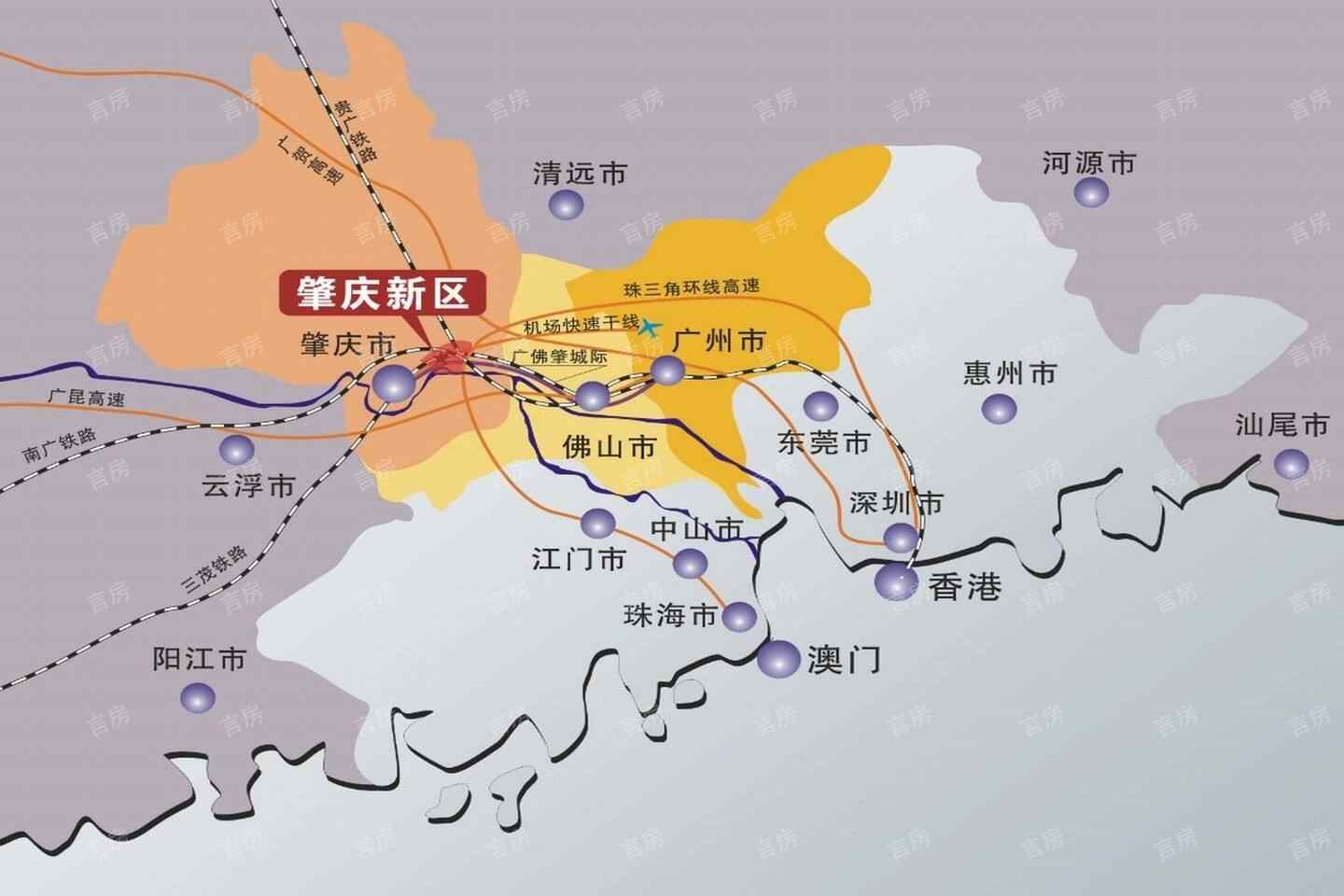 中海新城1号位置图