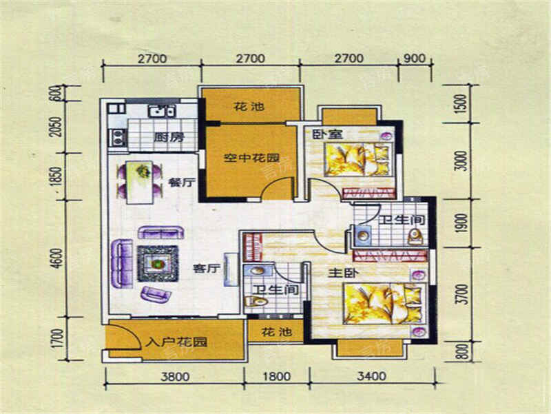 东峰世纪公寓户型图
