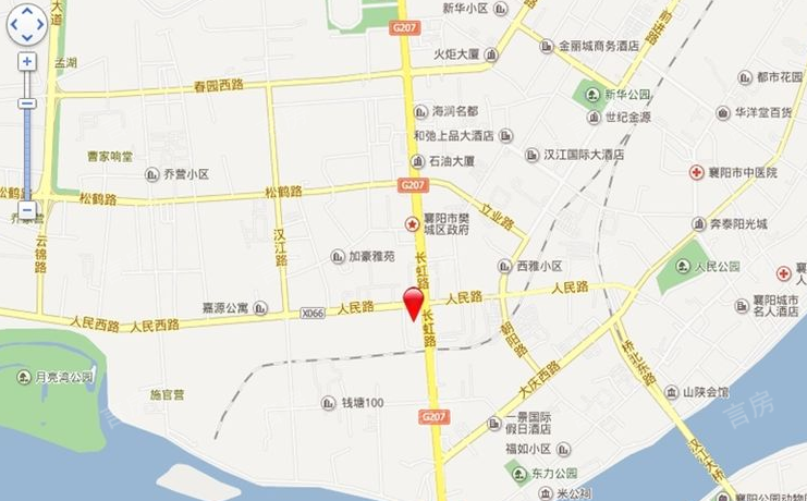汉水华城位置图