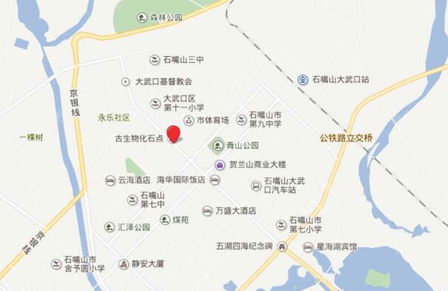中海城位置图