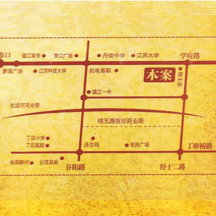 香江爱情公寓位置图
