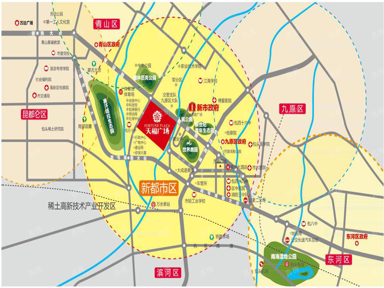 天福广场位置图