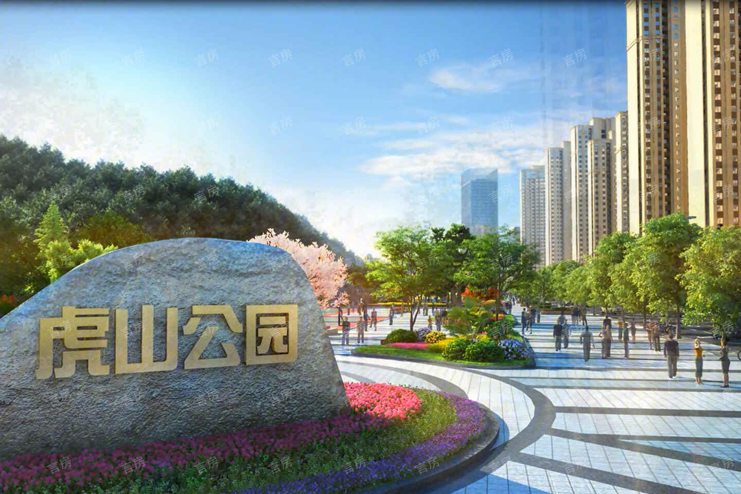蚌埠新地城市广场效果图