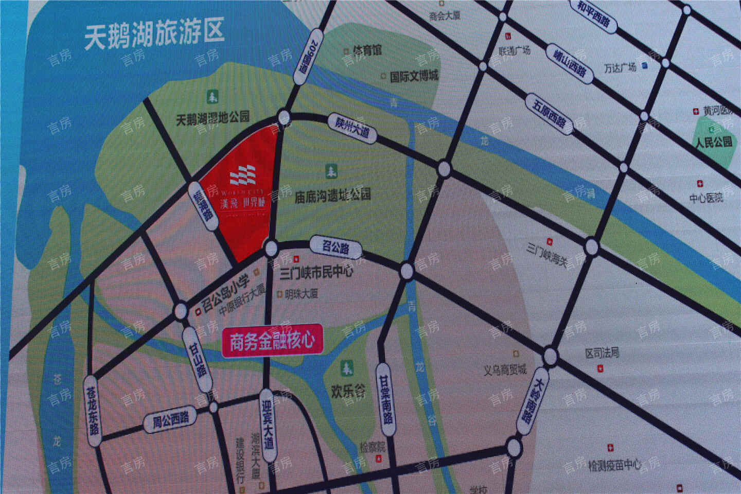 汉飞世界城位置图