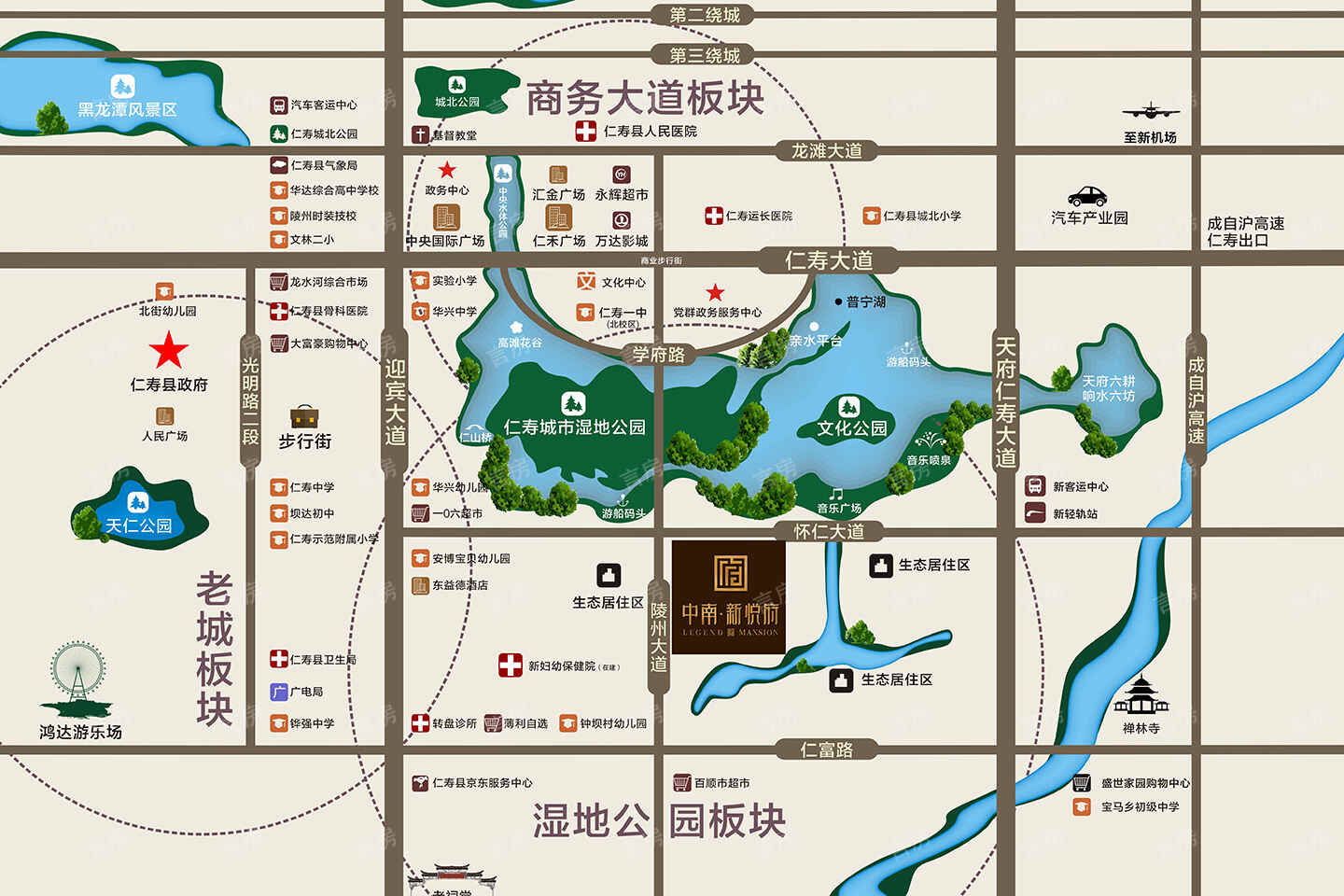 中南新悦府位置图