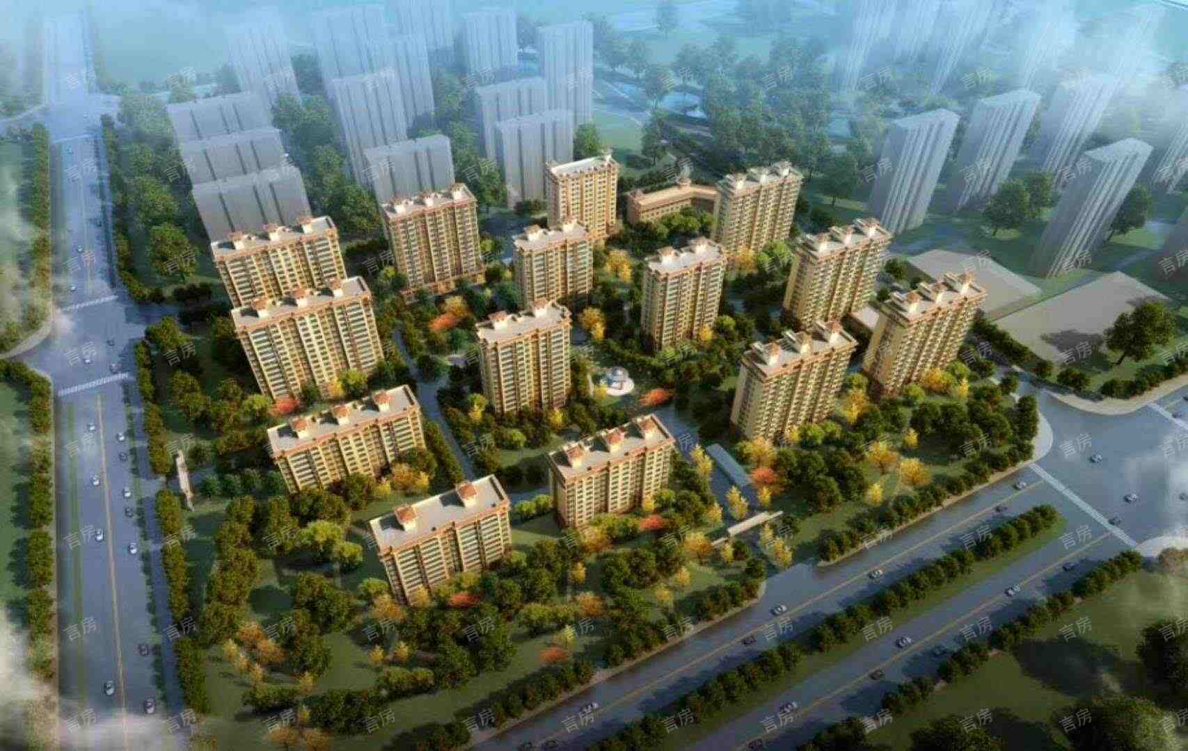 孟达国际新城效果图